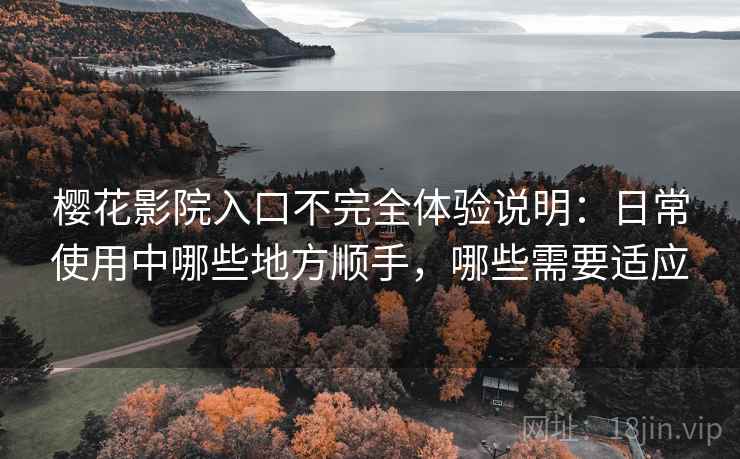 樱花影院入口不完全体验说明：日常使用中哪些地方顺手，哪些需要适应