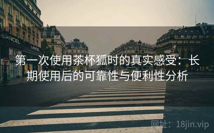 第一次使用茶杯狐时的真实感受：长期使用后的可靠性与便利性分析  第2张